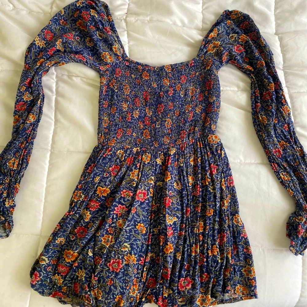 urban outfitters floral romper